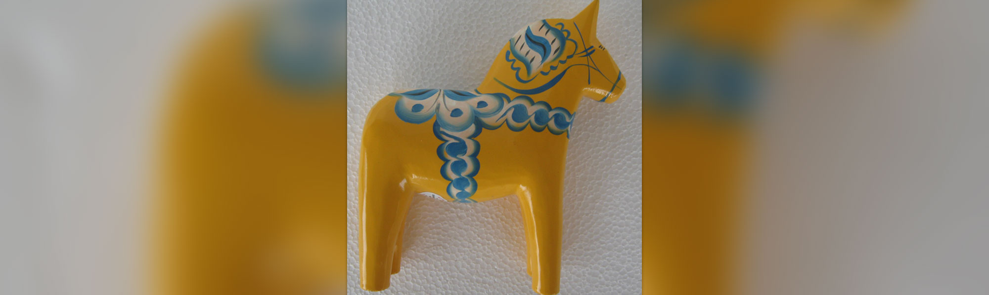 Yellow Horse Figure