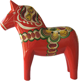Figure of a Red Horse