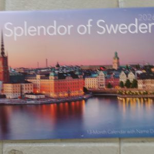 2026 Splendor of Sweden calendar