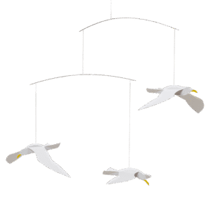 Seagulls mobile   Flensted of Denmark  16" x 16"
