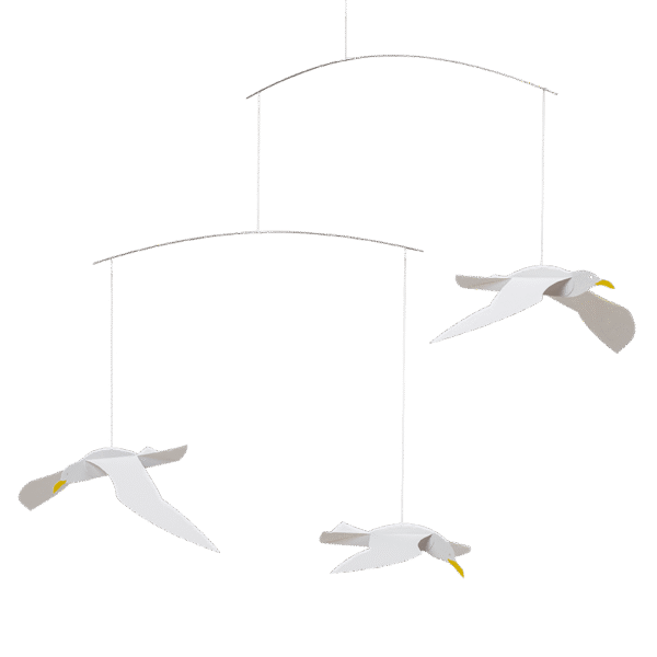 Seagulls mobile   Flensted of Denmark  16" x 16"