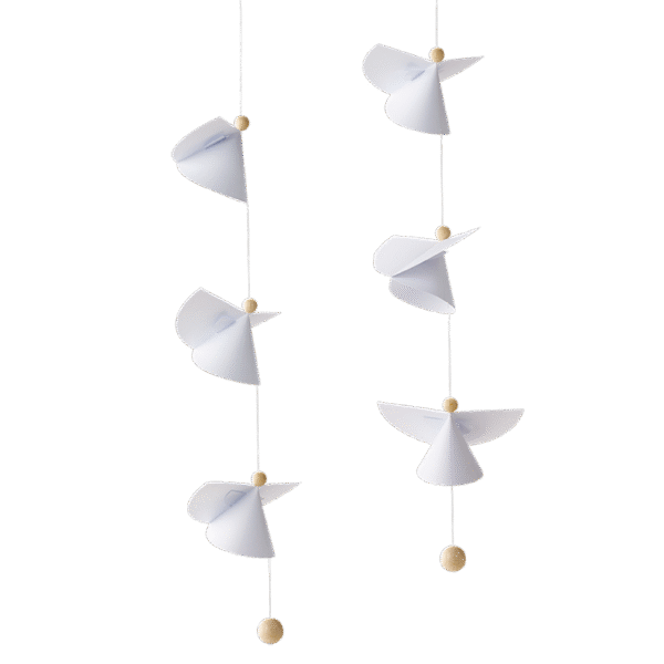 Guardian Angels mobile   Flensted of Denmark   14" x 5"  6 angels