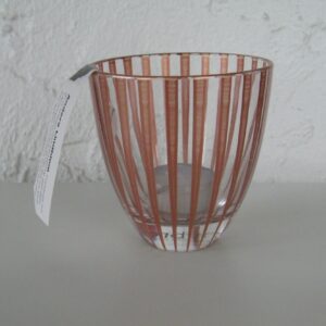 Votive: "Copper Twist"   3 3/4" tall x 3" diameter