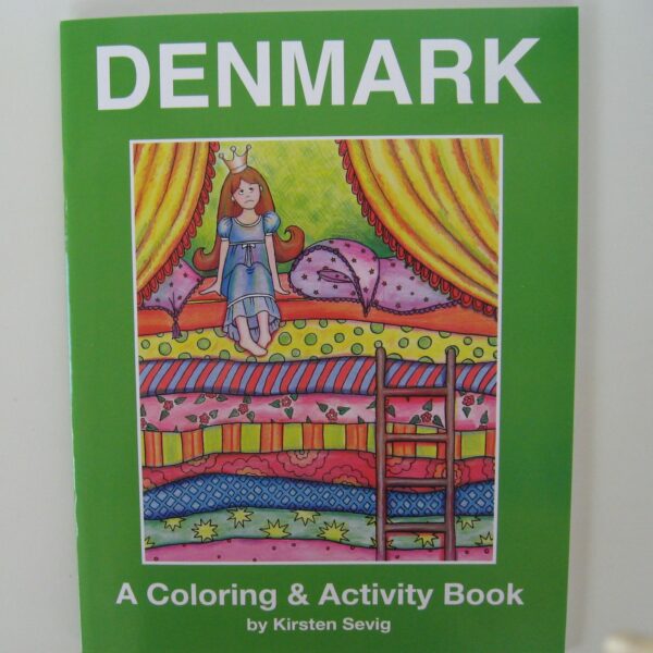 Denmark coloring book