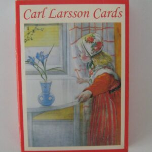 Portfolio with Carl Larsson cards 4 motifs  8 cards