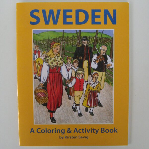 Sweden coloring book