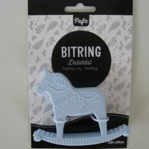 Rubber teething ring  3" x 4" Swedish design  Pufz of Sweden Åkersberga