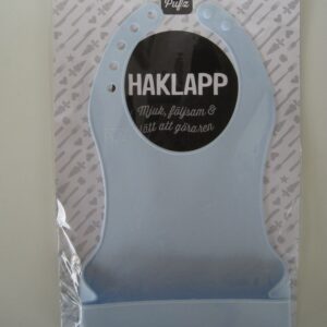 Baby bib: 7"x 12" rubber Made in Sweden