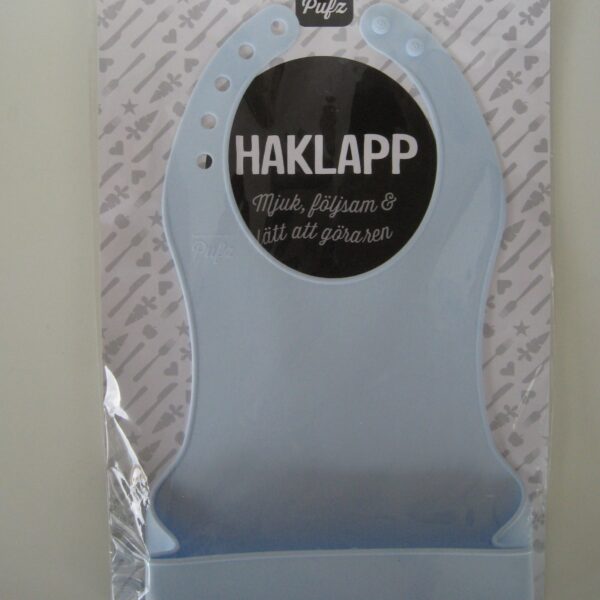 Baby bib: 7"x 12" rubber Made in Sweden