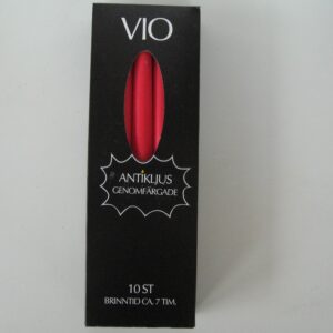 VIO Antikljus, 10 red tapers