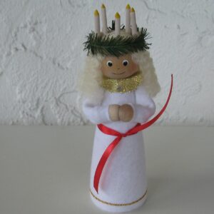 Lucia doll  7"  by Skandinavisk Hemslöjd