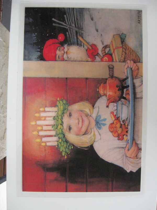 Placemat with Lucia design by Artelius  18" x 12" plastic laminated  12 LEFT