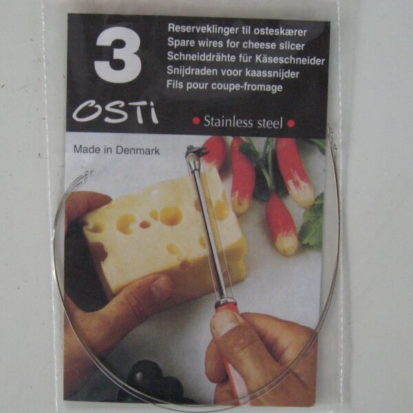 Extra wires for Danish cheese slicer