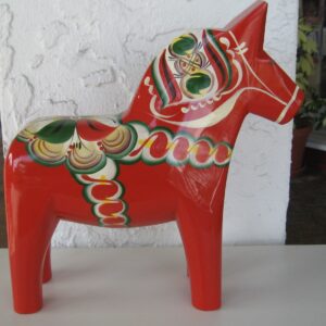 Red Dala Horse 12"