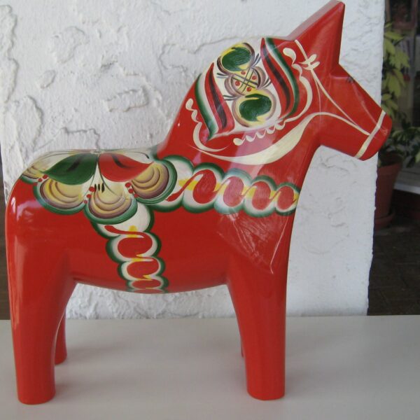 Red Dala Horse 12"