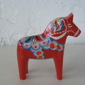 Red Dala Horse 5"