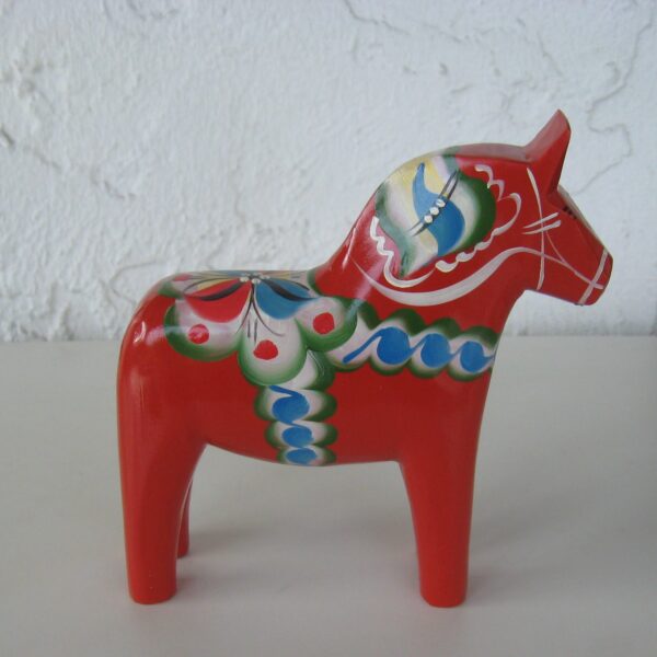 Red Dala Horse 6"
