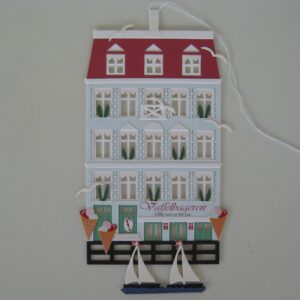 Papercut mobile "Vaffelbagaren" by Oda Wiedbrecht, 6.5" x 6.5"