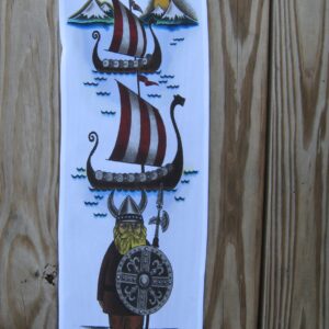Viking ship hanger  24" x 8.5"  polyester