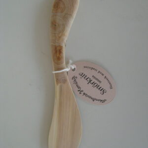 Juniper butter spreader with inlaid handle 7" Sweden