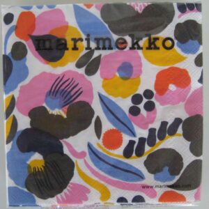 Marimekko "Hattarakukka" beverage napkins 3 ply 20/pkg