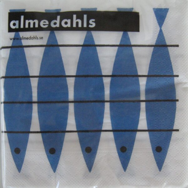 Sill (herring) napkins, 20/pkg, Almedahls of Sweden