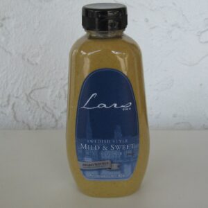 Lars Own Swedish style mustard  mild  12 oz