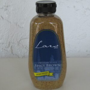 Lars Own Swedish style mustard  spicy  12 oz