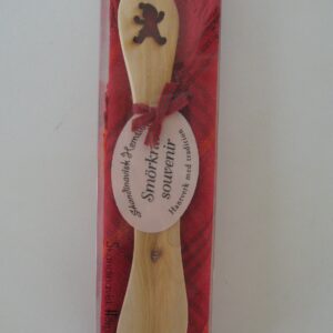 Boxed set with "Tomte" spreader and cookie cloth  10" x 10"  Made in Sweden
