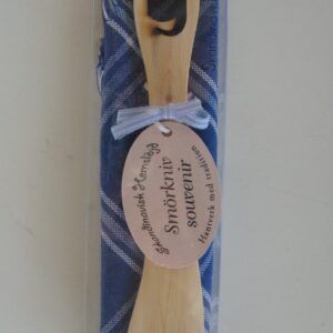 Boxed set with "Viking ship" spreader and cookie cloth  10" x 10"  Made in Sweden
