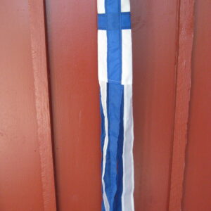 Finnish blue/white windwag, 30" long