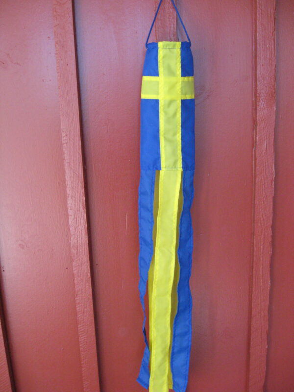 Swedish blue/yellow windwag,30" long