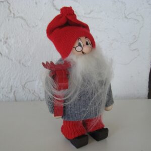 Tomte w/moose  7"  Made in Sweden