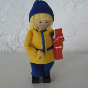 Sweden boy w/Dala horse  5.5"  Butticki of Sweden