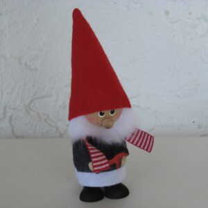 Tomte with Dalahorse, 5.5", made in Sweden