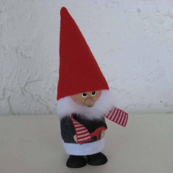 Tomte with Dalahorse, 5.5", made in Sweden