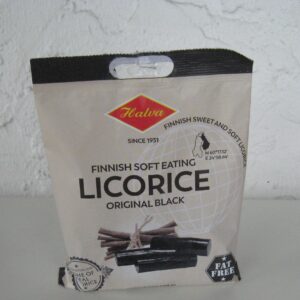 Halva black licorice  7 oz   Finland