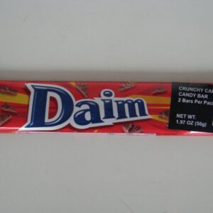 Daim bar  2 pieces   1.97 oz  Sweden