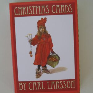 Carl Larsson Christmas cards   4 assorted design 8 cards total