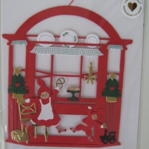 Children/ Christmas Baking papercut 6.5" x 6"