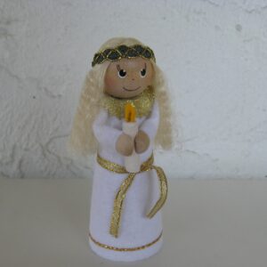 Lucia attendant 5" tall Made in Sweden