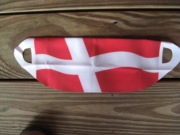 Danish face mask  two layer micro polyester