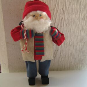 Tomte w/blue sack Butticki of Sweden 81/2"