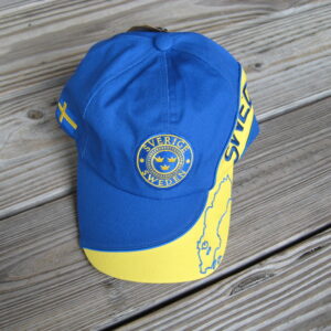 Swedish cap with flag and map (adjustable)