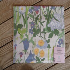 100% organic cotton runner "Sommartid" Made in Sweden by Ekelund  14" x 56"