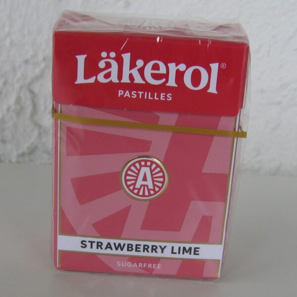 Läkerol big pack strawberry lime 2.64 oz  (75 grams)
