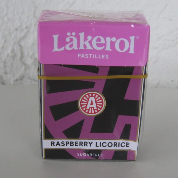 Läkerol big pack raspberry licorice 2.64 oz  (75 grams)