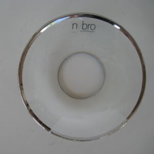 Bobeche: Silver rim 2.5" Made in Sweden by Nybro