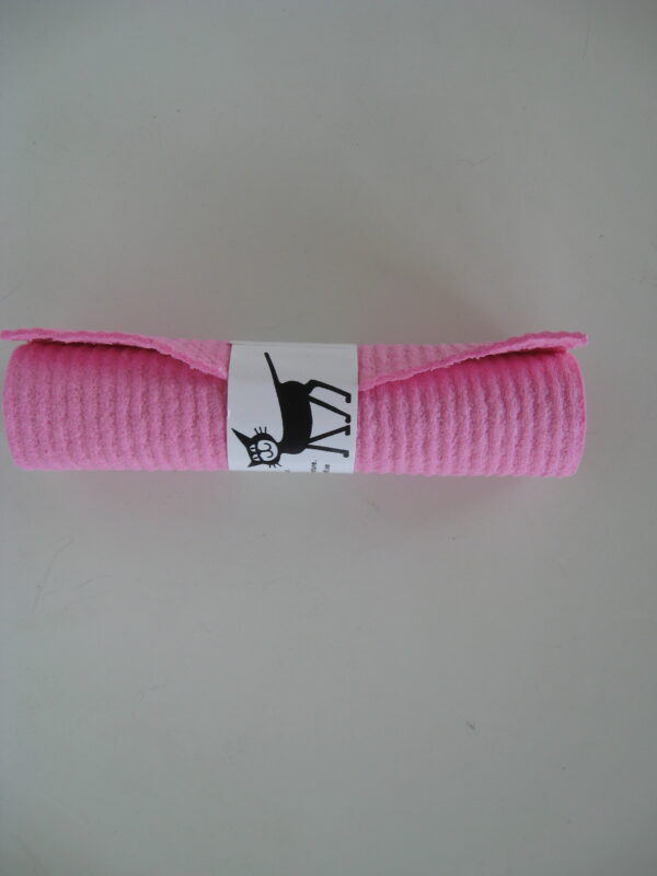 "Toppen" Karin's Cheerful Colors dish washing sponge/ dish cloth "Pink" Kattinatt of Sweden 6.5" x 6.25"