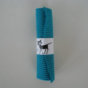"Toppen"  Karin's Cheerful Colors dish washing sponge/ dish cloth "turquoise" Kattinatt of Sweden 6.5" x 6.25"